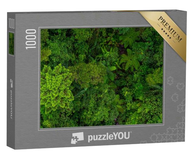 Puzzle 1000 Teile „Das grüne Dach des Regenwaldes von oben“