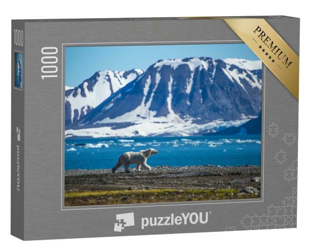 Puzzle 1000 Teile „Eisbär, südliches Spitzbergen“
