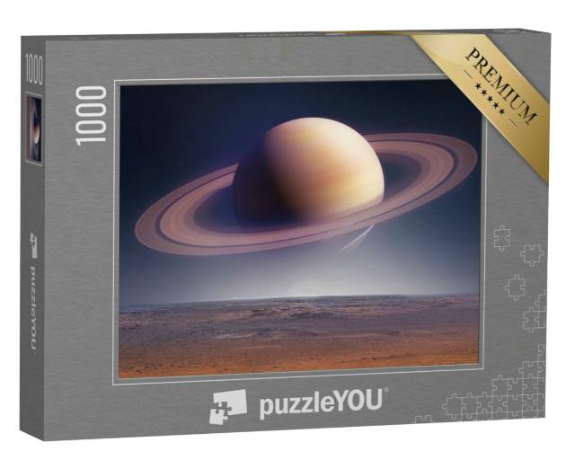 Puzzle 1000 Teile „Fantasy: Saturn“
