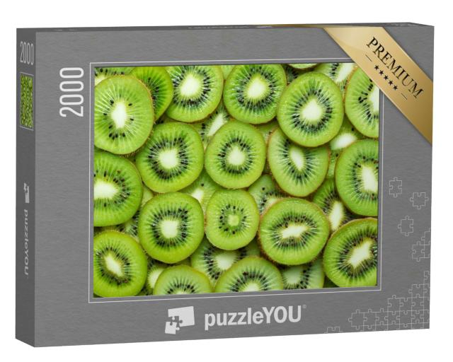 Puzzle 2000 Teile „Fisch aufgeschnittene Kiwi“