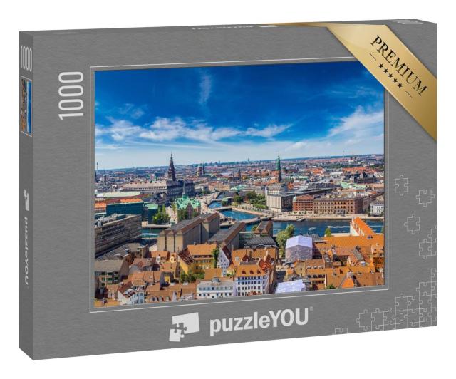 Puzzle 1000 Teile „Schöner Sommertag in Kopenhagen“