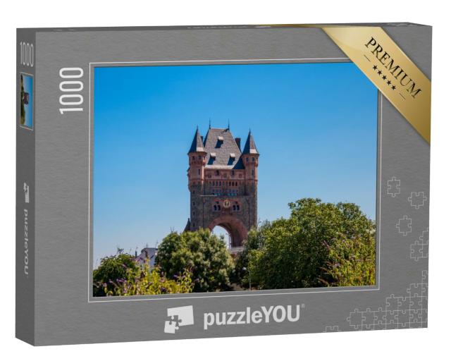Puzzle 1000 Teile „Nibelungenbrücke über dem Rhein in Worms“