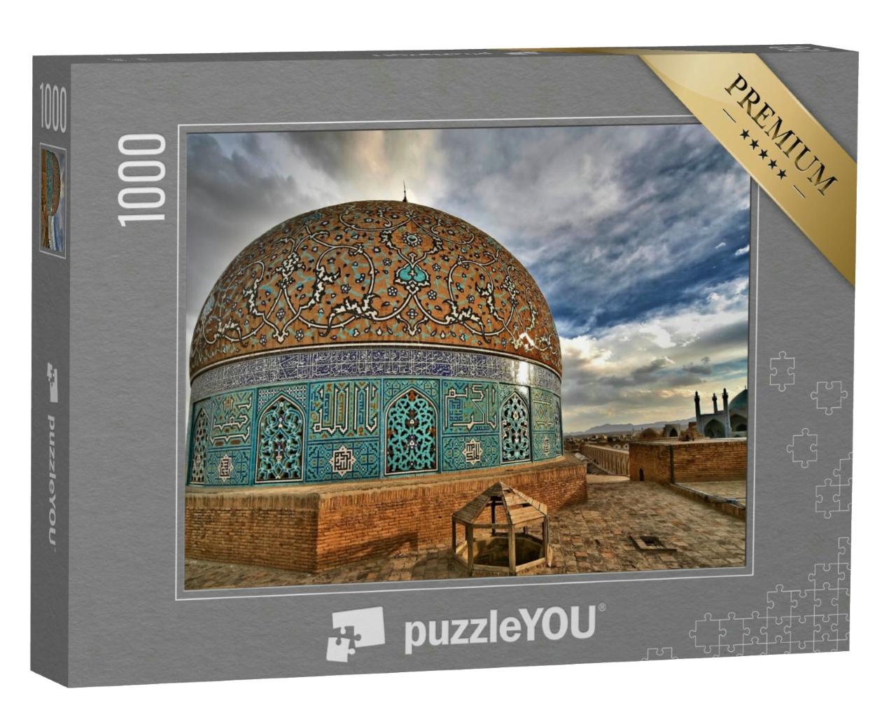 Puzzle 1000 Teile „Sheikh Lotfollah Moschee, Naghshe Jahan Square, Esfahan, Iran.“