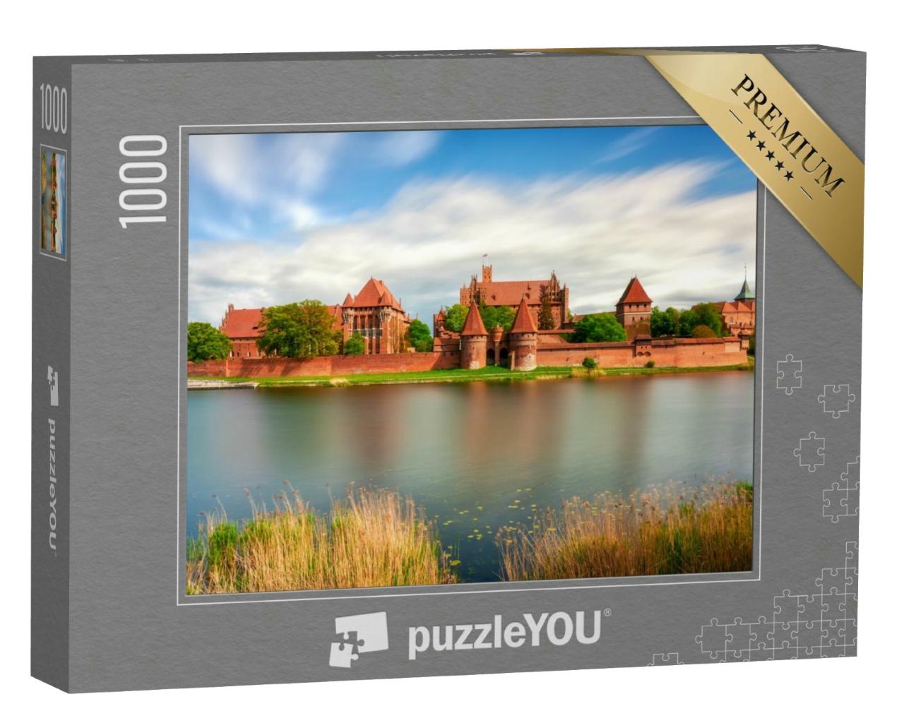 Puzzle 1000 Teile „Burg in Malbork, Hauptstadt des Deutschen Ordens, Polen, Europa“