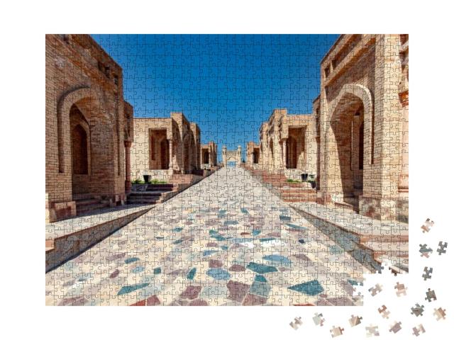Puzzle 1000 Teile „Traditionelle tadschikische Gebäude in Gissar“