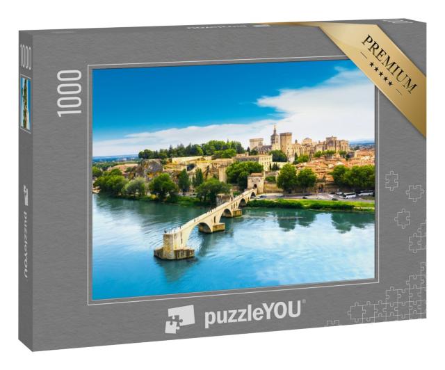 Puzzle 1000 Teile „Saint Benezet Brücke, Avignon, Frankreich“
