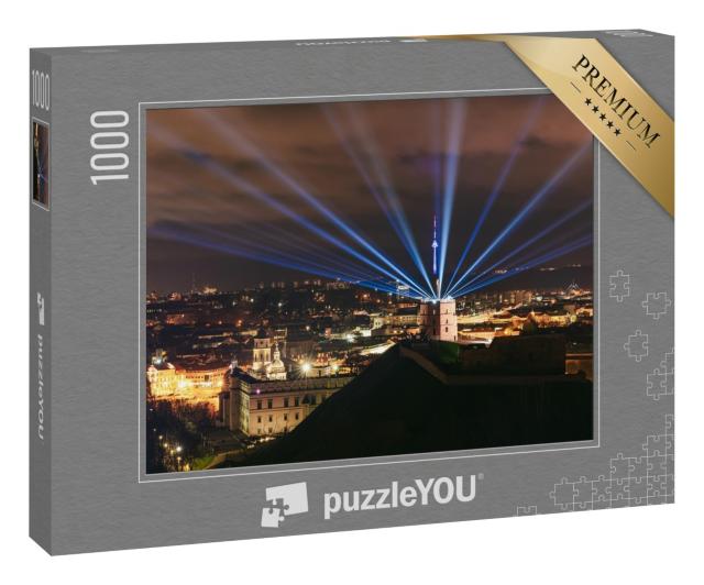 Puzzle 1000 Teile „Altstadt von Vilnius, Litauen“