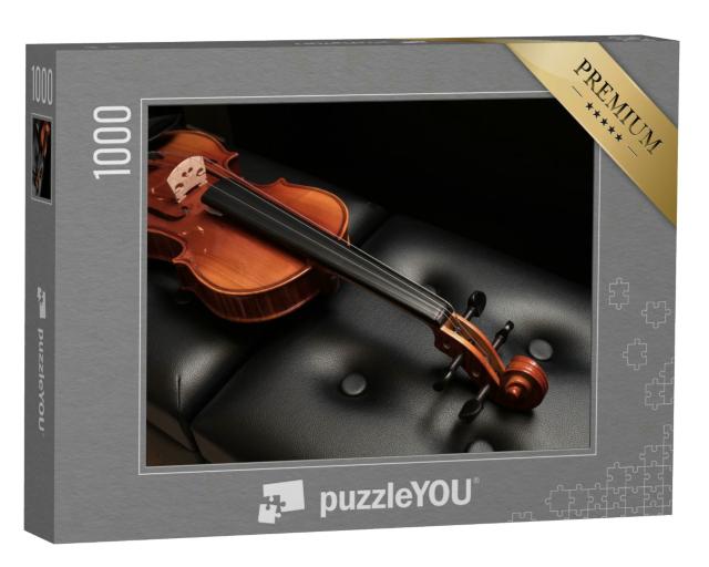Puzzle 1000 Teile „Nahaufnahme einer Geige“