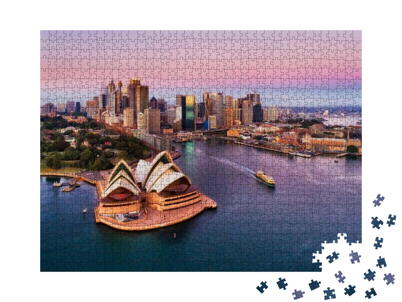 Puzzle 1000 Teile „Skyline von Sydney, Australien“