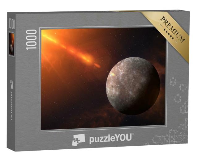 Puzzle 1000 Teile „Merkur, NASA-Bildmaterial“