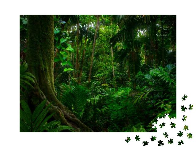 Puzzle 1000 Teile „Tropische Dschungel: Südostasien zum August“