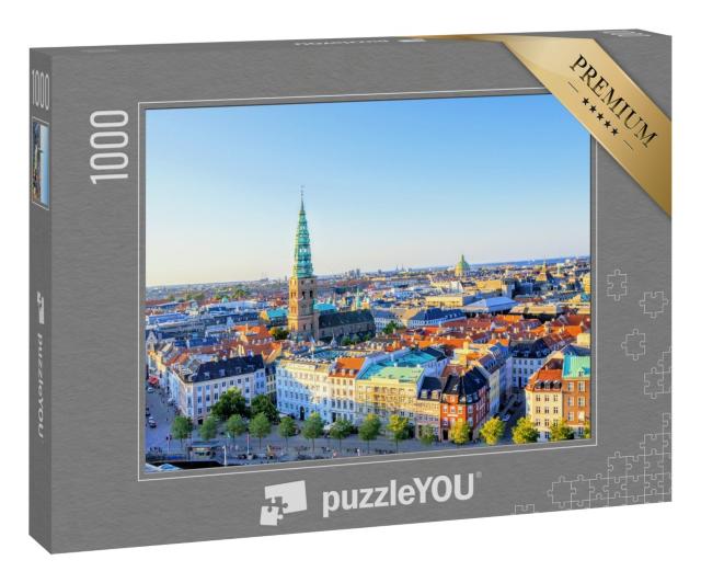 Puzzle 1000 Teile „Landschaft von Kopenhagen, Dänemark“