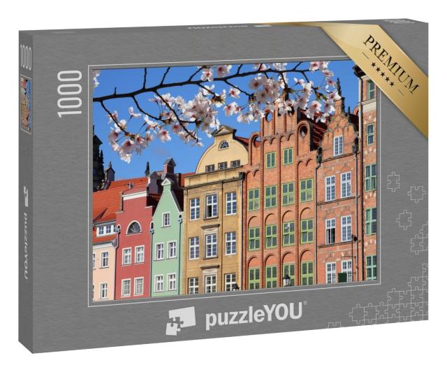 Puzzle 1000 Teile „Kirschblüte in Danzig, Polen“