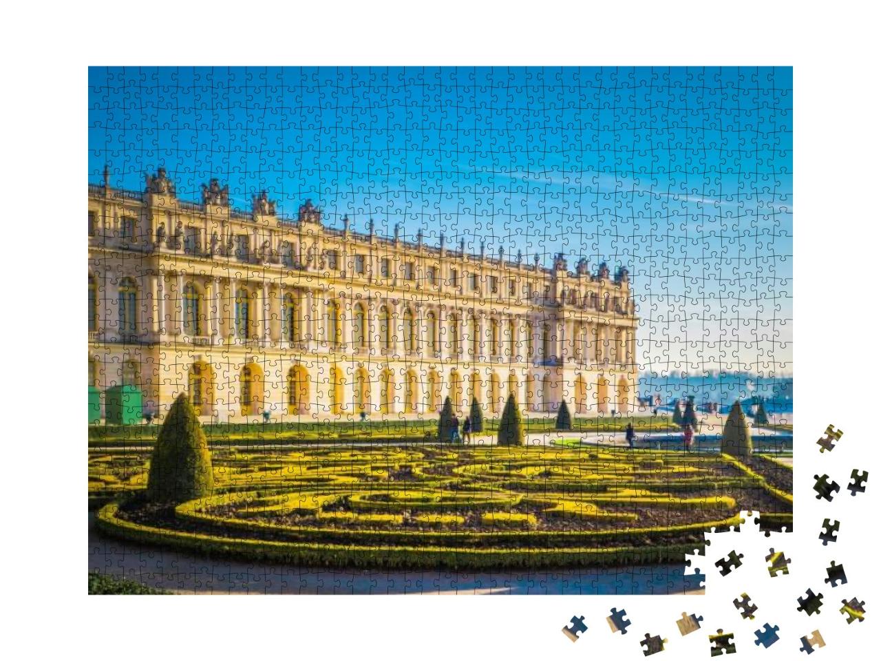Puzzle 1000 Teile „Versailles mit schönen Gärten, Weltkulturerbe in Frankreich“
