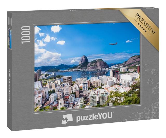 Puzzle 1000 Teile „Rio De Janeiro am Zuckerhut, Brasilien“