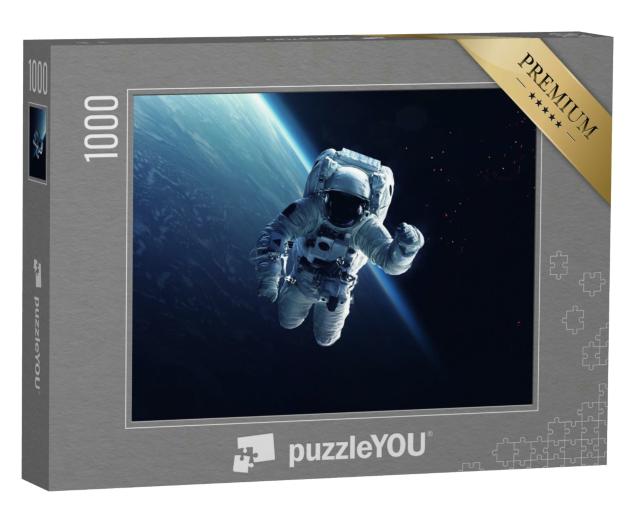 Puzzle 1000 Teile „Astronaut beim Weltraumspaziergang“
