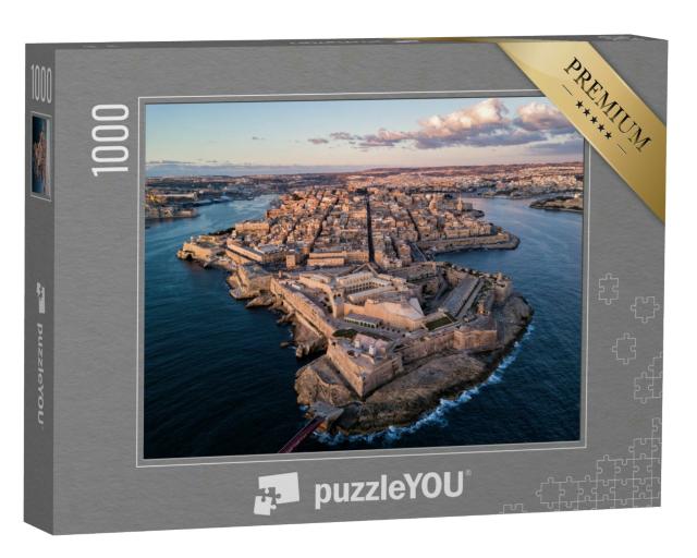 Puzzle 1000 Teile „Alte Hauptstadt von Valletta, Malta“