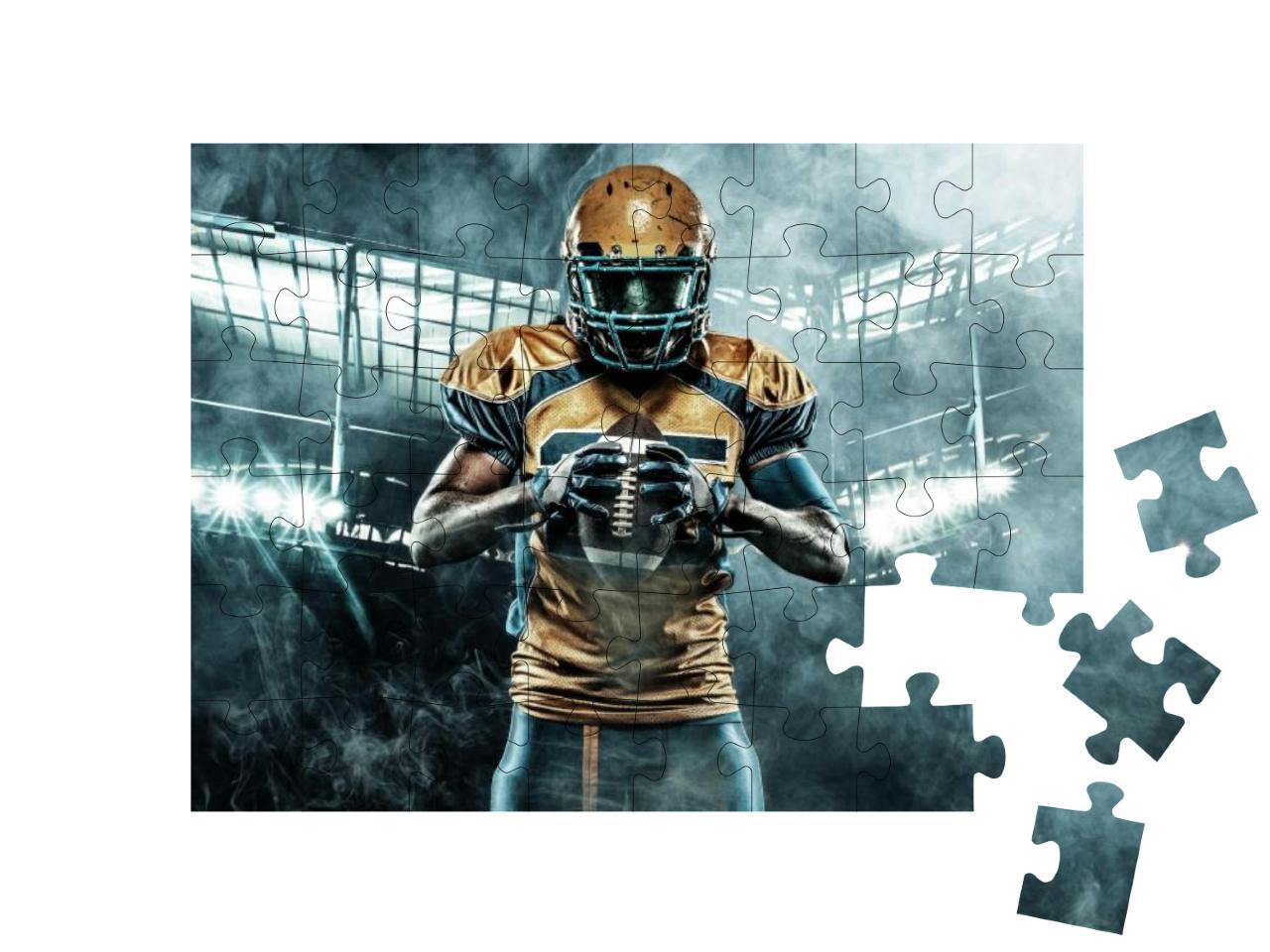 Puzzle 48 Teile „American-Football-Spieler“