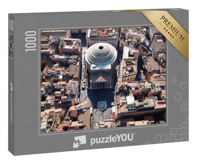 Puzzle 1000 Teile „Vogelperspektive: Pantheon-Basilika des antiken Roms“