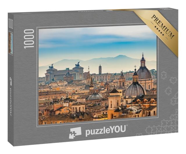 Puzzle 1000 Teile „Blick auf Rom vom Castel Sant'Angelo“