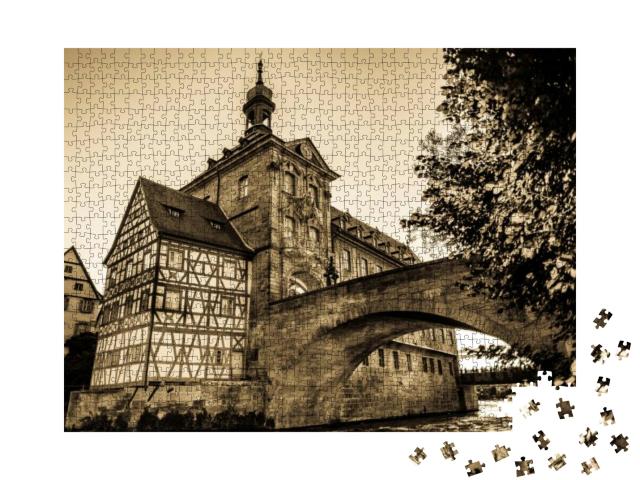 Puzzle 1000 Teile „Altes Rathaus von Bamberg, Deutschland“