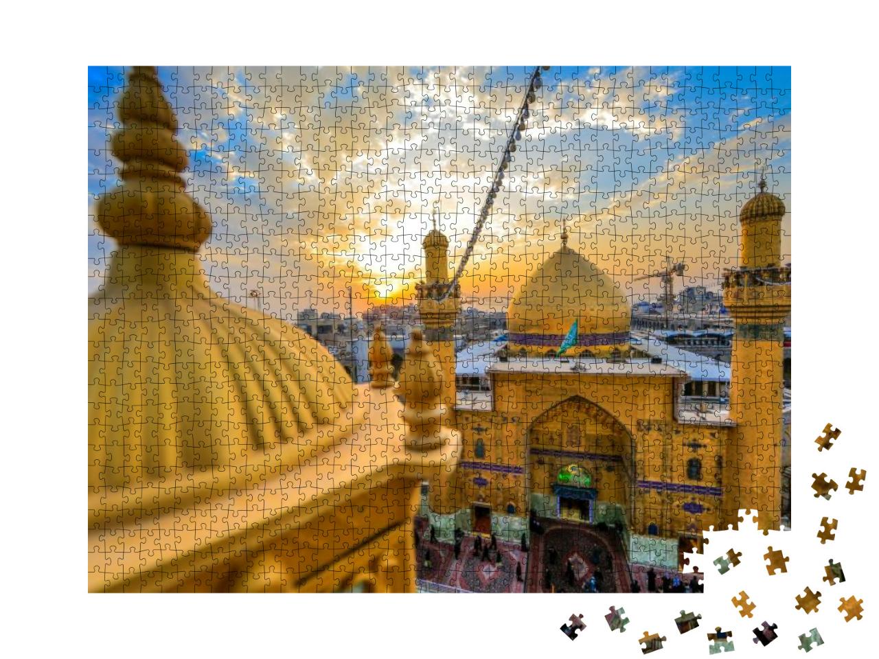 Puzzle 1000 Teile „Heiliges Heiligtum des Imam Ali in Nadschaf - Irak“