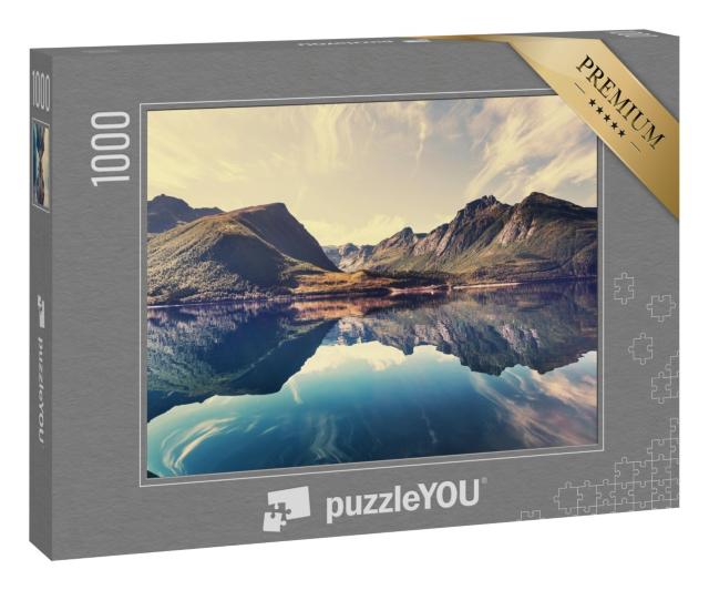 Puzzle 1000 Teile „Landschaft in Norwegen“