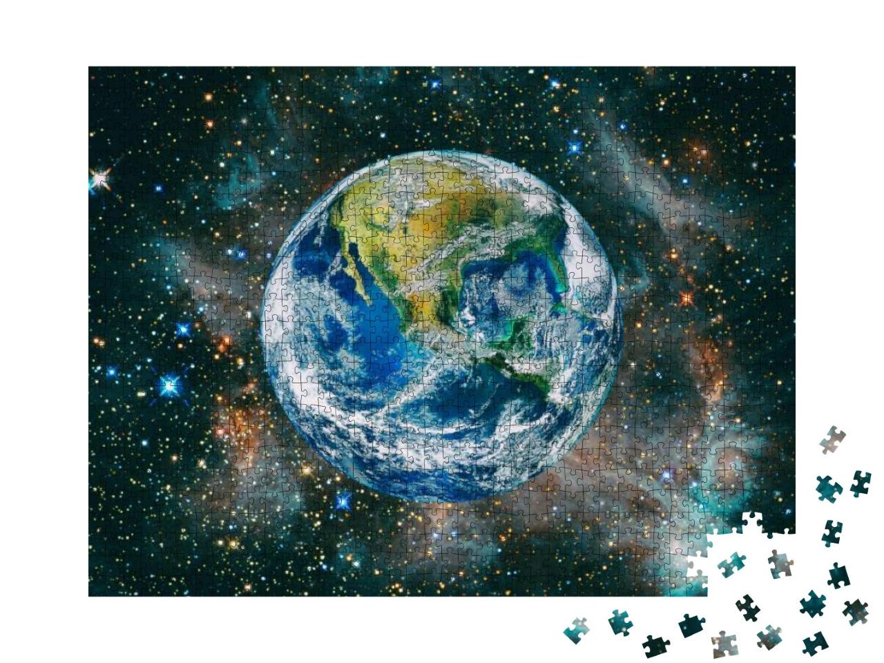 Puzzle 1000 Teile „Schöne Erde aus dem Weltraum“