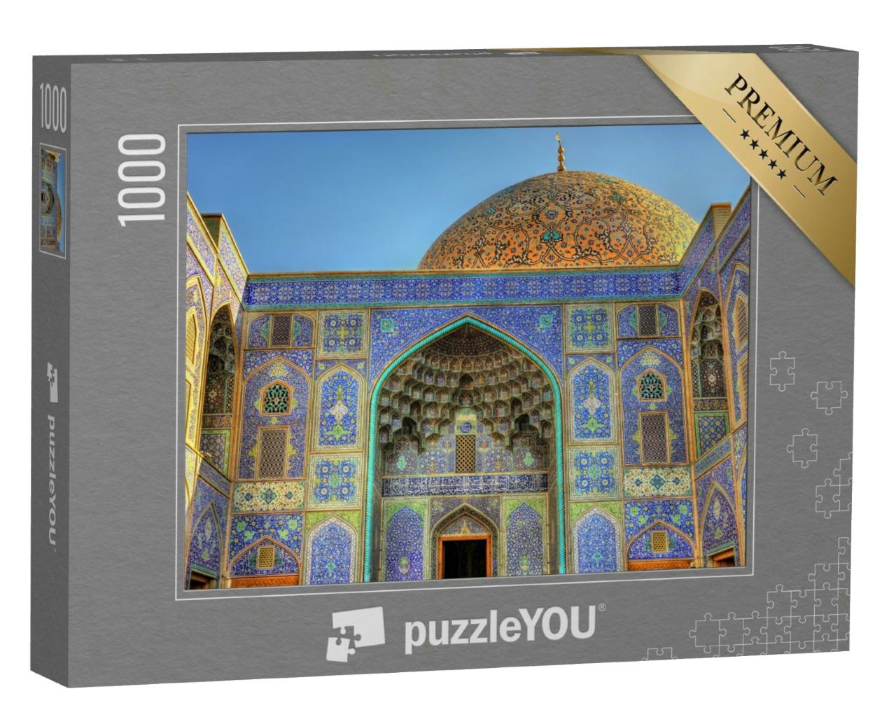 Puzzle 1000 Teile „Scheich-Lotfollah-Moschee auf dem Naqsh-e Jahan-Platz in Isfahan, Iran“