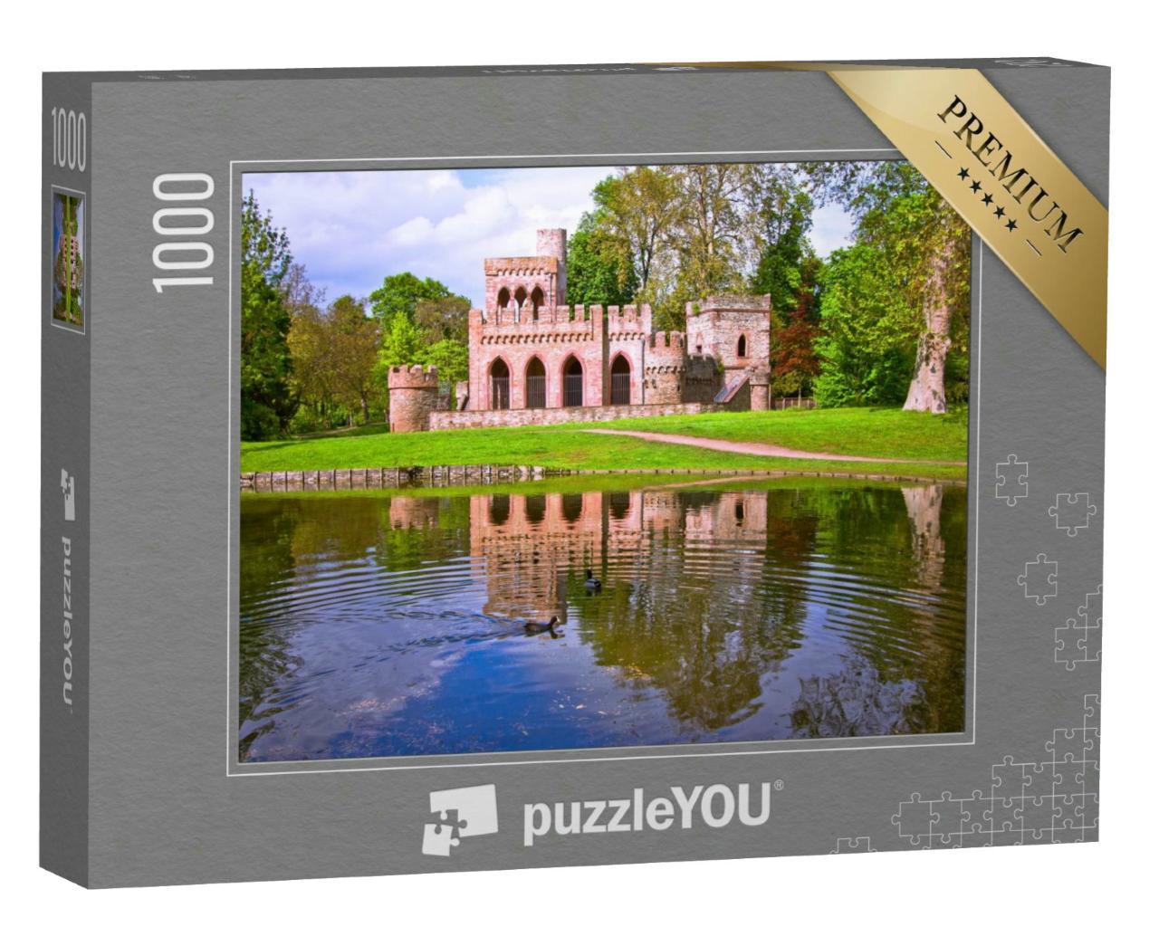 Puzzle 1000 Teile „Schloss Biebrich in Wiesbaden, Deutschland“
