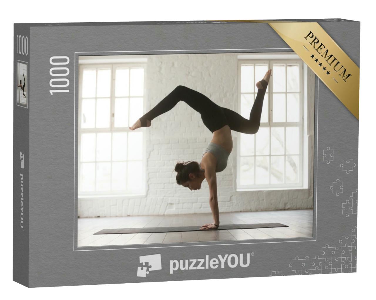 Puzzle 1000 Teile „Adho Mukha Vrksasana: Yoga-Handstand“