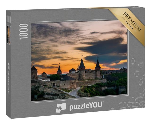 Puzzle 1000 Teile „Festung Kamyanets-Podilskiy, Ukraine.“