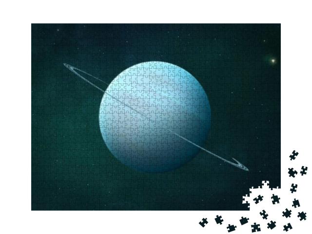 Puzzle 1000 Teile „Uranus, NASA-Bildmaterial“
