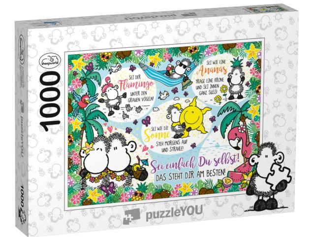 Puzzle 1000 Teile „Sei Du selbst!“