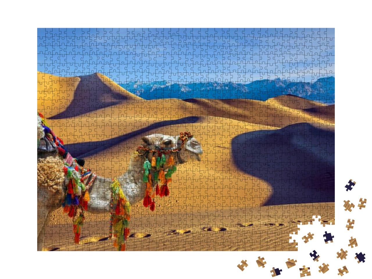 Puzzle 1000 Teile „Prächtiges einhöckriges Kamel: Dromedar“