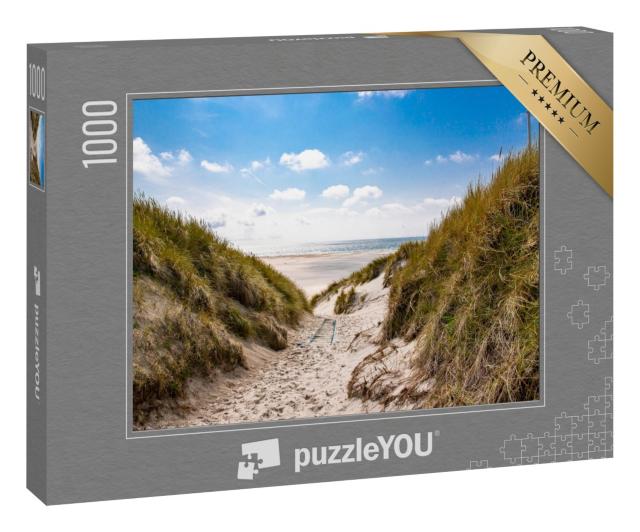 Puzzle 1000 Teile „Amrum - malerischer Weg zum Strand“