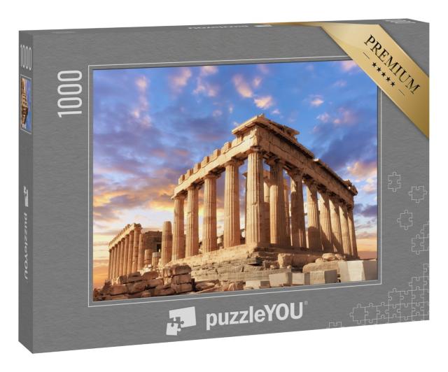 Puzzle 1000 Teile „Atemberaubender Parthenon-Tempel, Athen, Griechenland“