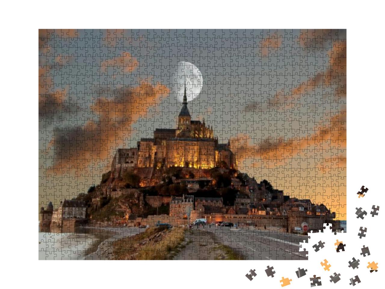 Puzzle 1000 Teile „Frankreich, Der Mont Saint Michel“
