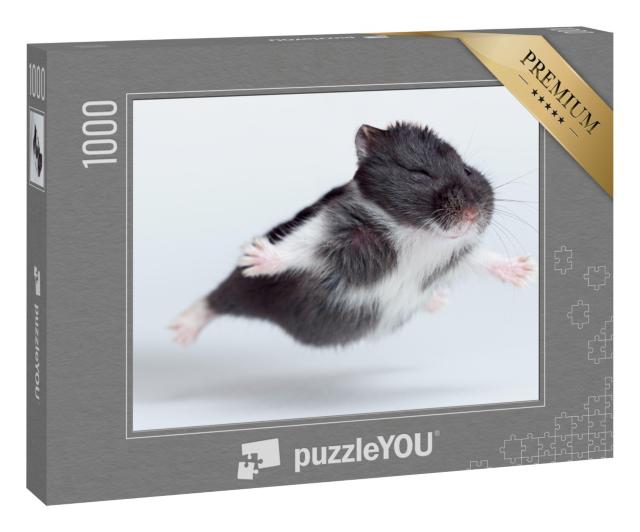 Puzzle 1000 Teile „Lustiger fliegender Hamster“