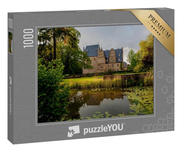Puzzle 1000 Teile „Schelenburg im Landkreis Osnabrück umgeben von idyllischem Park“