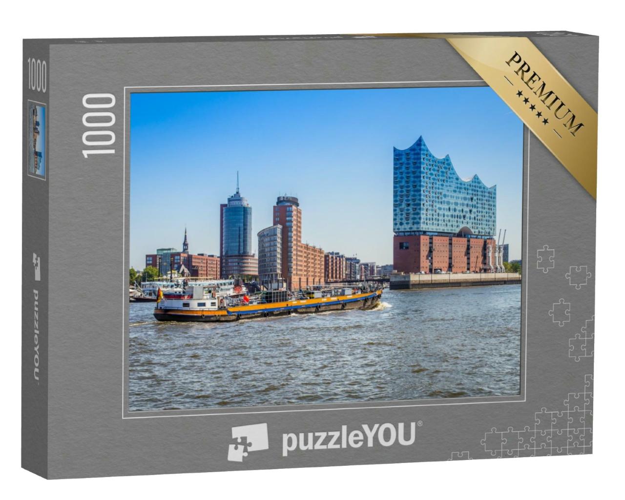 Puzzle 1000 Teile „Elfi, die Elbphilharmonie in Hamburg“
