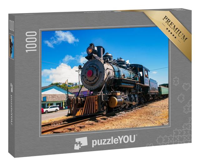 Puzzle 1000 Teile „Historische Dampflokomotive“