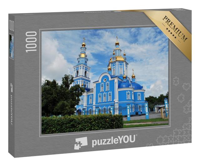 Puzzle 1000 Teile „Erlöser-Himmelfahrts-Kathedrale von Uljanowsk, Russland“