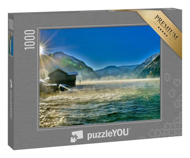 Puzzle 1000 Teile „Sonnenaufgang am Achensee in Österreich“