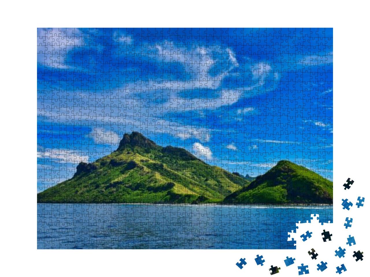 Puzzle 1000 Teile „Blick auf die tropischen Inseln der Fidschi-Inseln“