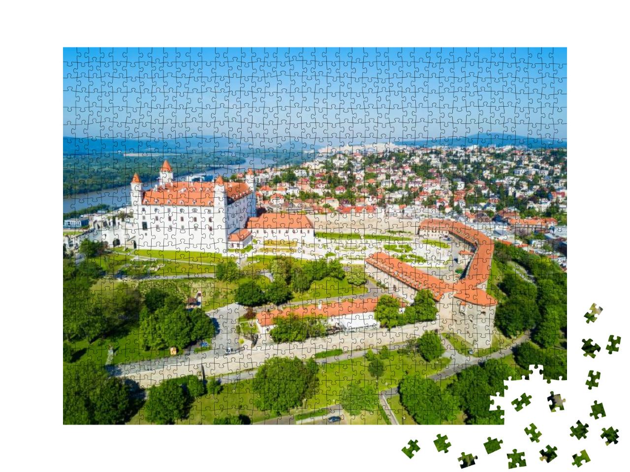 Puzzle 1000 Teile „Bratislava Burg in der gleichnamigen Hauptsstadt der Slowakei“