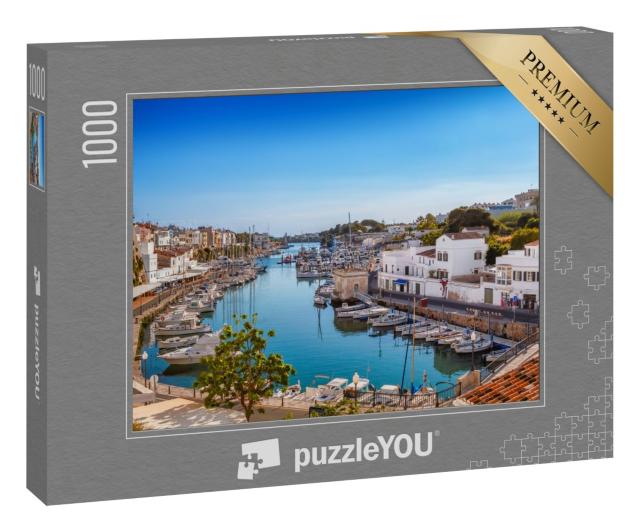 Puzzle 1000 Teile „Altstadt von Ciutadella auf Menorca, Spanien“