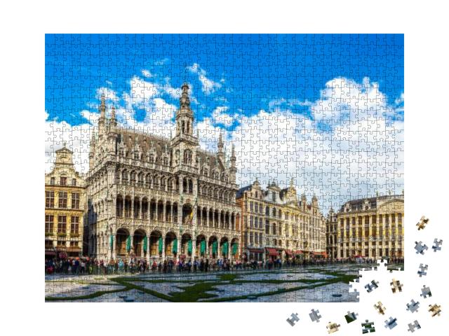 Puzzle 1000 Teile „Der Grand Place in Brüssel, Belgien“