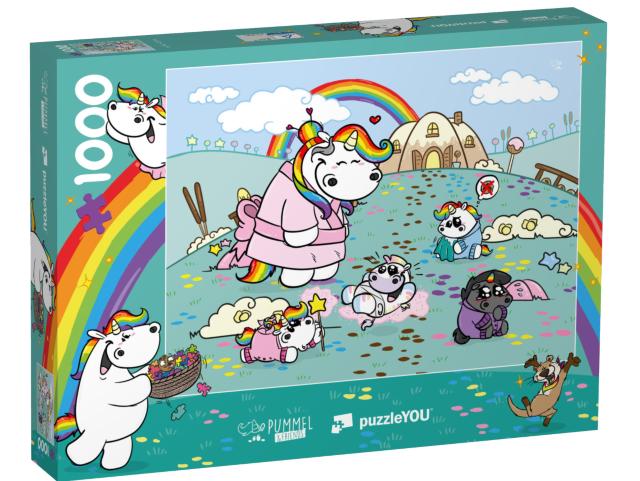 Puzzle 1000 Teile „Pummeleinhorn: Pummel & Friends - Pummeline-Babies“