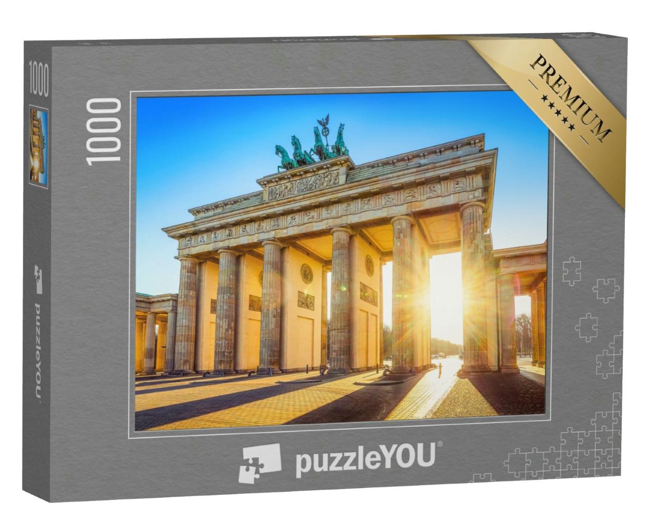 Puzzle 1000 Teile „Berühmtes Brandenburger Tor, Berlin, Deutschland“
